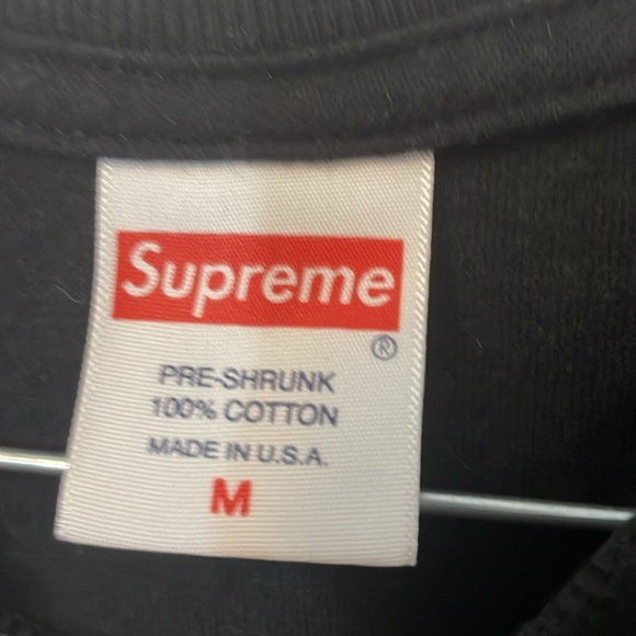 Supreme Bite Me Mens Medium Black T-Shirt Tee - Picture 3 of 6